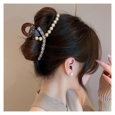 New versatile high-end large shark clip hair accessory, bun