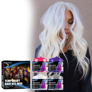 EELHOE Temporary Hair Wax Set for Parties - Easy to Apply an