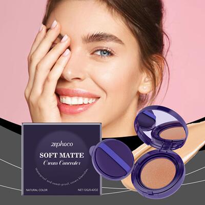 Zephoco Hydrating Concealer Cushion provides moisturizing, l