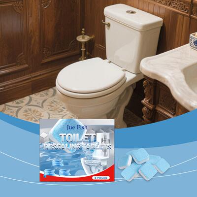 JUE FISH Toilet Cleaning Tablets - Stain Remover, Odor Elimi