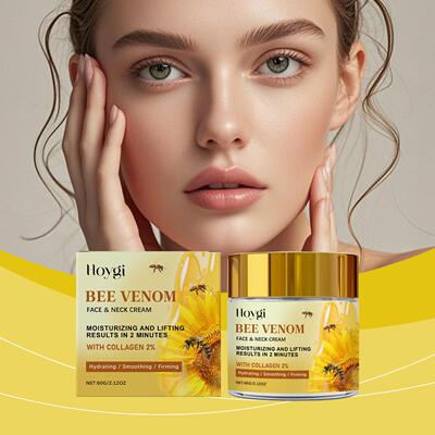 HOYGI Bee Venom Moisturizing Cream - Gently Nourishes and Mo