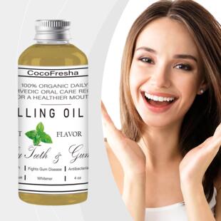 Coconut Mint Mouthwash Gentle herbal ingredients for fresh a