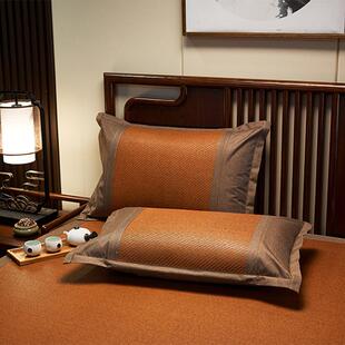 A set of summer cooling mat and ice silk pillowcases for hom