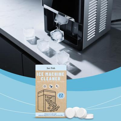 JUE FISH Ice Maker Cleaning Tablets - Deep Cleaning, Scale a
