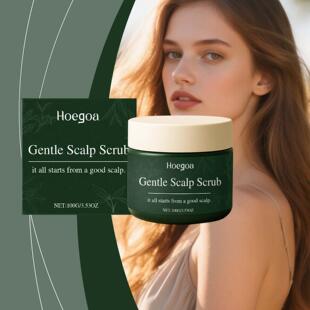 HOEGOA Nourishing Scalp Scrub - A gentle, nourishing, and vo