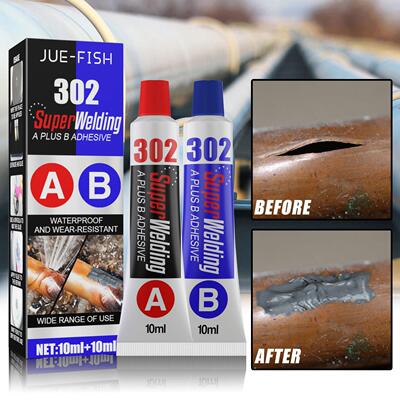 Jue-Fish AB Metal Repair Adhesive Welding Glue for Filling C