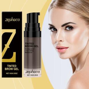Zephoco Deep Gray Long-lasting Color Eyebrow Tint - Natural