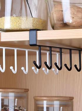Dormitory iron art hooks, no-trace nail-free cabinet kitchen