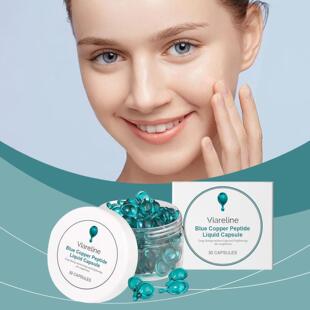 VIARELINE Blue Copper Peptide Skincare Essence Capsules - Ge