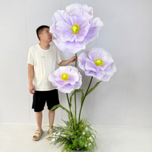 户外防水路引花泡沫纸花巨型纸艺花摄影婚礼舞台布置橱窗装饰摆件