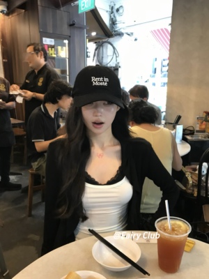 韩系字母刺绣显脸小防晒鸭舌帽