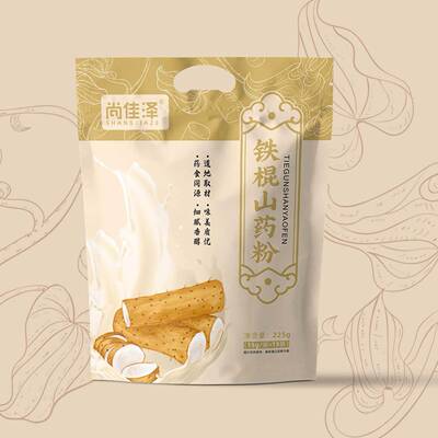 尚佳泽铁棍山药粉河南焦作旅游特产温县纯山药粉袋装营养225g熟粉