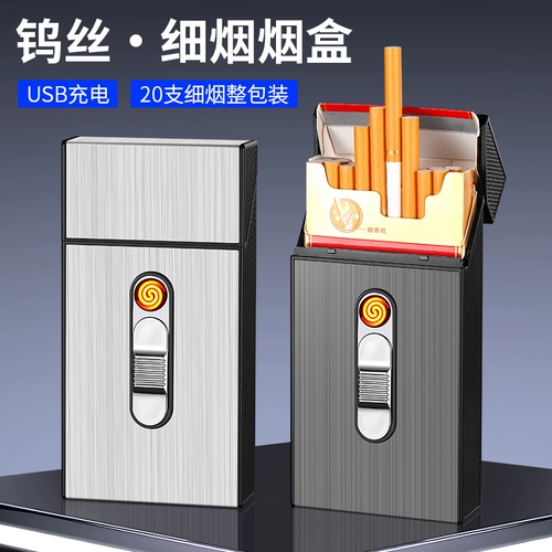 20 упаковок тонких сигаретных коробок рука