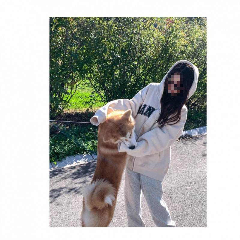 美式宽松连帽卫衣女生秋冬新款宽松慵懒风休闲百搭oversize外套