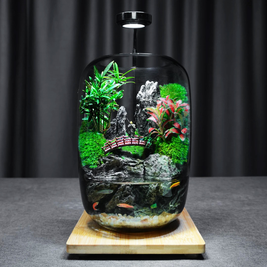 【万重山】黑神话悟空苔藓微景观流水养鱼缸创意桌面生态摆件造景