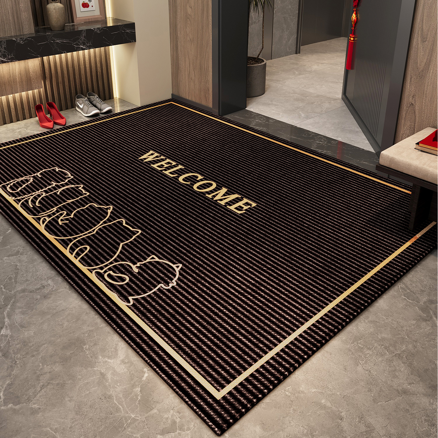 入户地垫耐脏玄关门垫防滑脚踏垫
