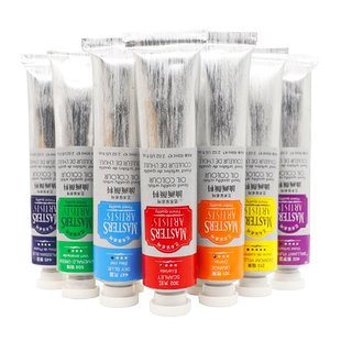 马利牌艺术家油画颜料高级油画颜料60ml单支200ml大支艺术家级油画创作专业美术生专用颜色透明油画颜料白色