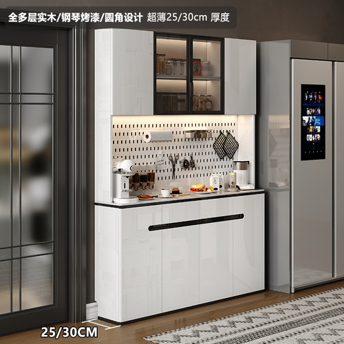 简约大容量岩板实木烤漆