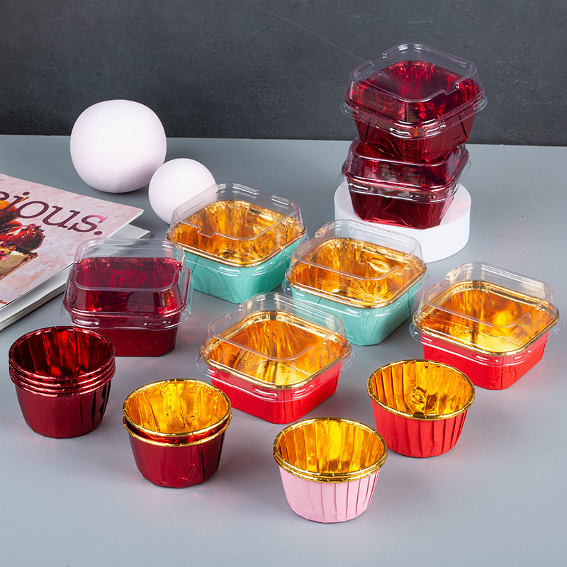 正方形圆形烘焙纸杯蛋糕纸杯耐高温麦芬卷口纸杯蛋糕纸杯子双面金,厨房/烹饪用具,烘焙用纸,淘宝优惠券,粉丝福利购,淘宝优惠卷