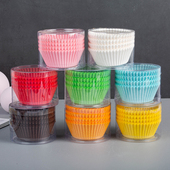 彩色小蛋糕纸杯纸托马芬杯雪媚娘底托耐高温包装 模具防油纸垫家用