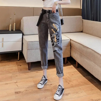 Versatile elastic skinny radish pants百搭弹力休闲显瘦萝卜裤