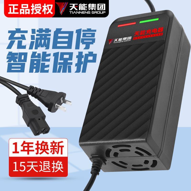 绿源两孔电动车电瓶充电器48V12A60V20AH72V32A40A50A60A三轮通用