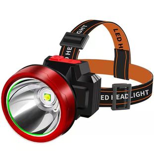 2025新款感应头灯专用便携户外登山头灯光感照明夜钓灯徒步戴式鱼