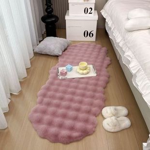 地毯意式极简新款儿童房飘窗耐磨卧房现代地麻家用耐脏结婚整张婚