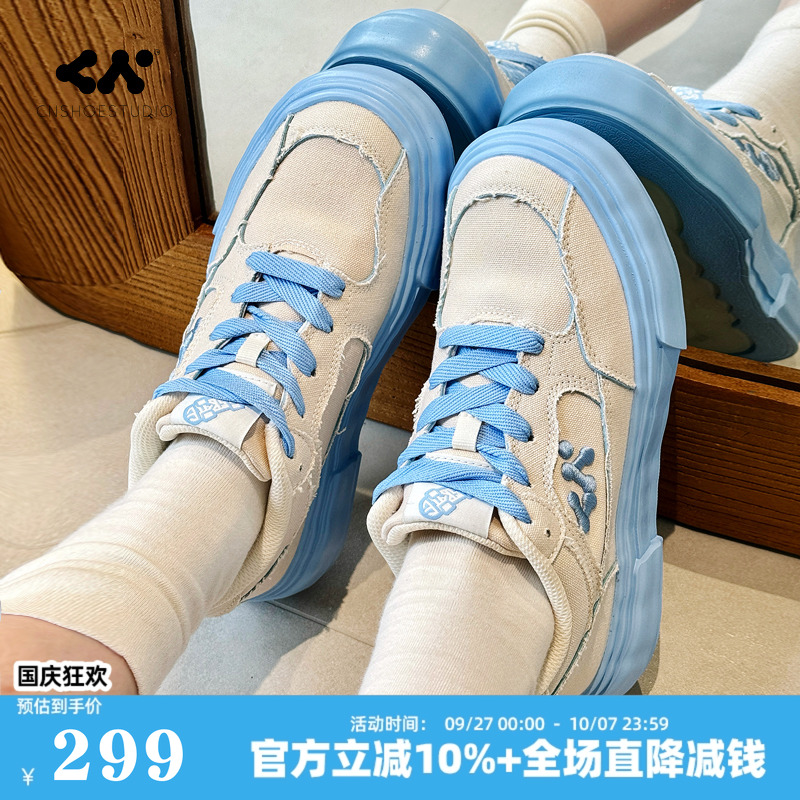 CN休闲板鞋女新款帆布鞋