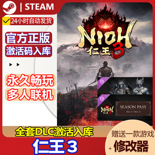 steam正版仁王３激活码CDKey全DLC国区全球区中文 Nioh 3