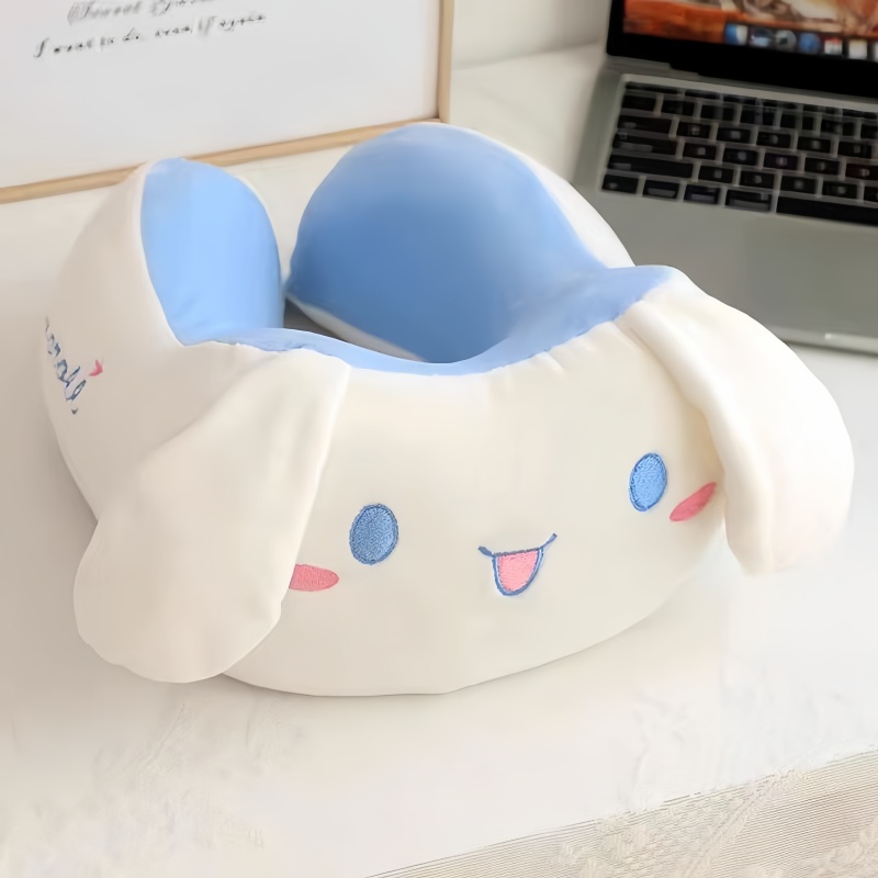 可爱卡通记忆棉U型枕便携旅行枕办公室午睡枕慢回弹可拆洗护颈枕