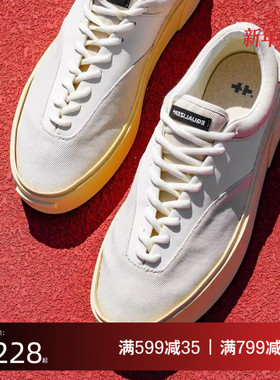 EQLZ义阔旗舰店FAULT反硫化情侣板鞋男帆布鞋小白鞋耐磨美式复古