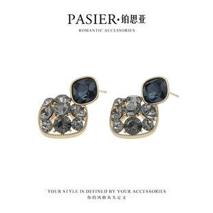 铜合金耳饰合成立方氧化锆时尚 百搭耳饰FB2697