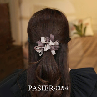 铂思亚千千结发圈女夏季新款森系绑发头绳简约百搭手工皮筋头饰