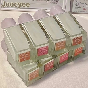 Joocyee酵色丝绸唇釉春悸哑光不沾杯唇泥917迷路烟杏922M心碎豆沙