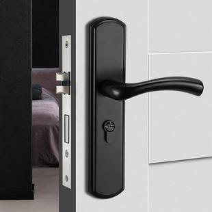 手柄 卧室门锁室内家用通用型免改孔锁具旧门换锁房间门把手金老式