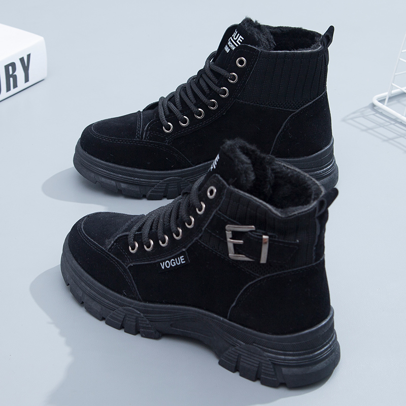 真皮大棉鞋女款加绒2024冬季新款