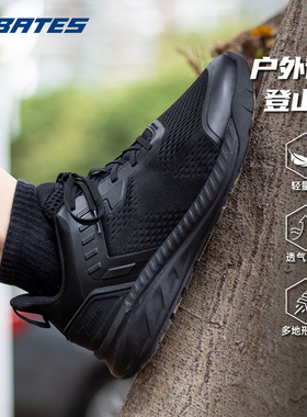 美国BATES贝特斯运动鞋E08820骑士低帮跑鞋户外徒步透气登山鞋男