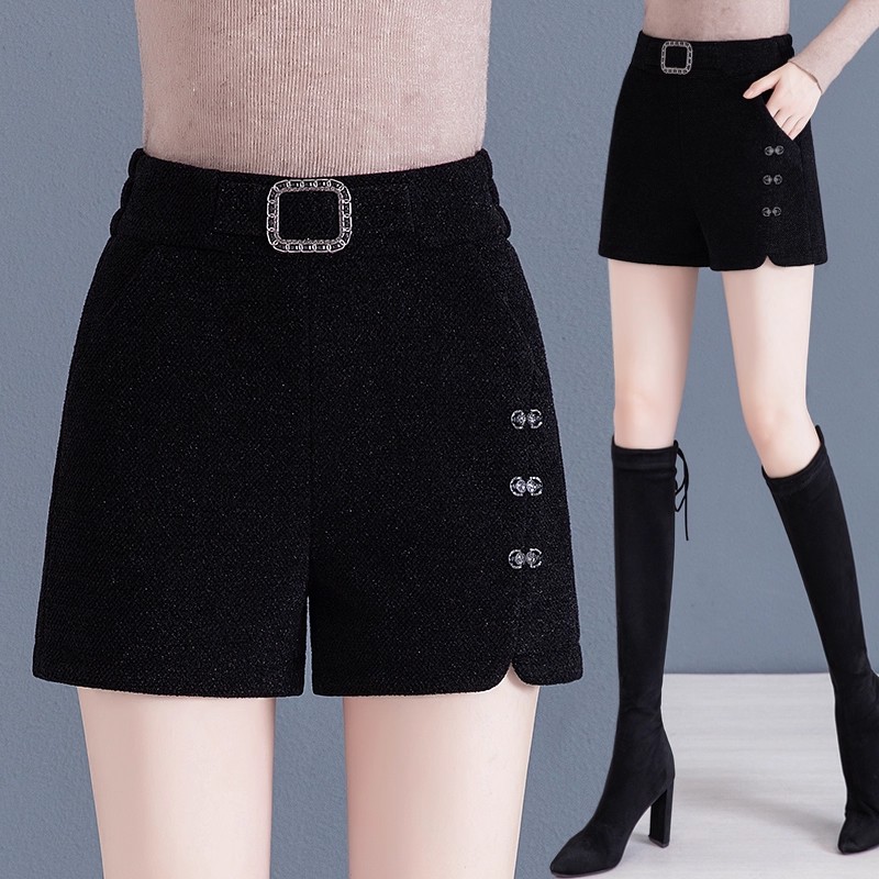 水貂绒短裤女春秋2025新款