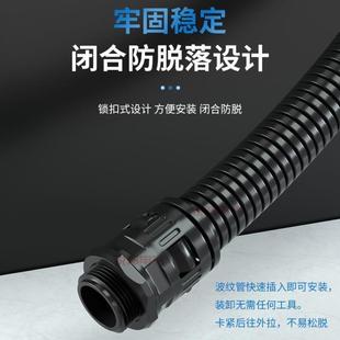 21.2 塑料波纹管接头 15.8 42.5 28.5 18.5 AD13 34.5