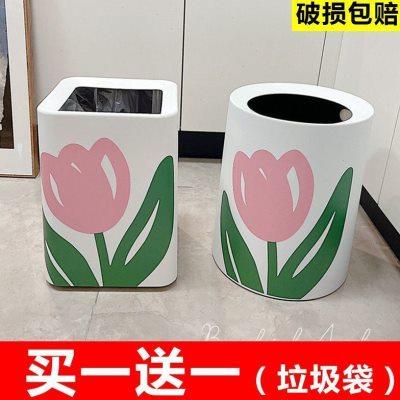 垃圾桶可爱少女卧室桌面垃圾桶2023新款客厅家用迷你轻奢垃圾桶