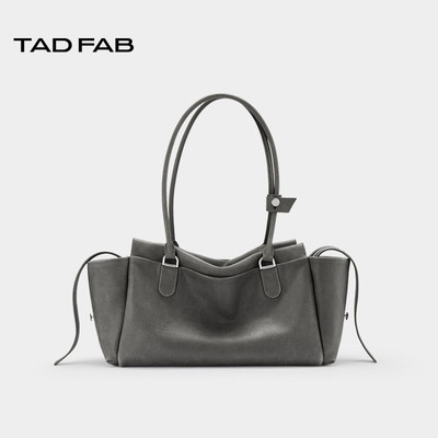 TADFAB包25年新款CARGO系列牛皮中号单肩腋下通勤包口袋波士顿包