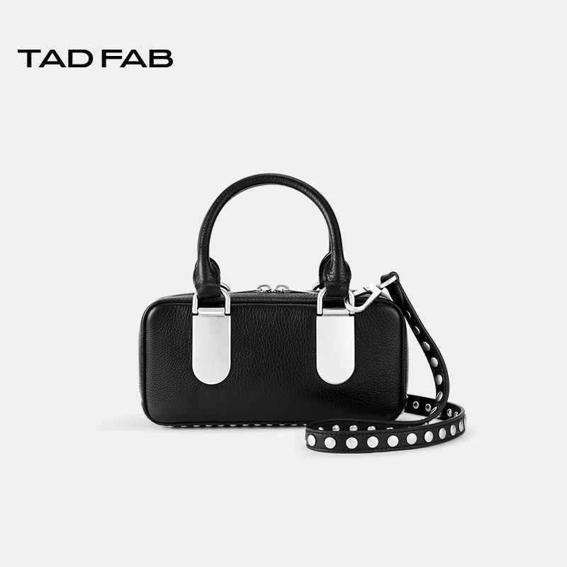 【铆钉系列新品】TADFAB牛皮革小号铆钉波小号士顿包