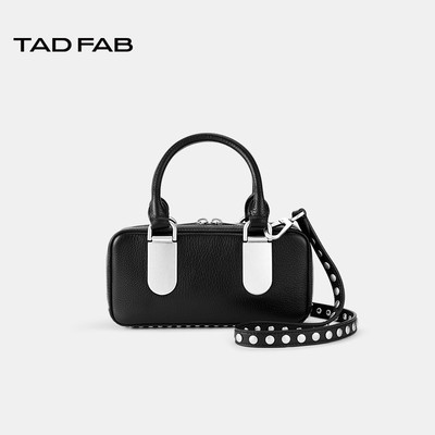 【铆钉系列新品】TADFAB牛皮革小号铆钉波小号士顿包