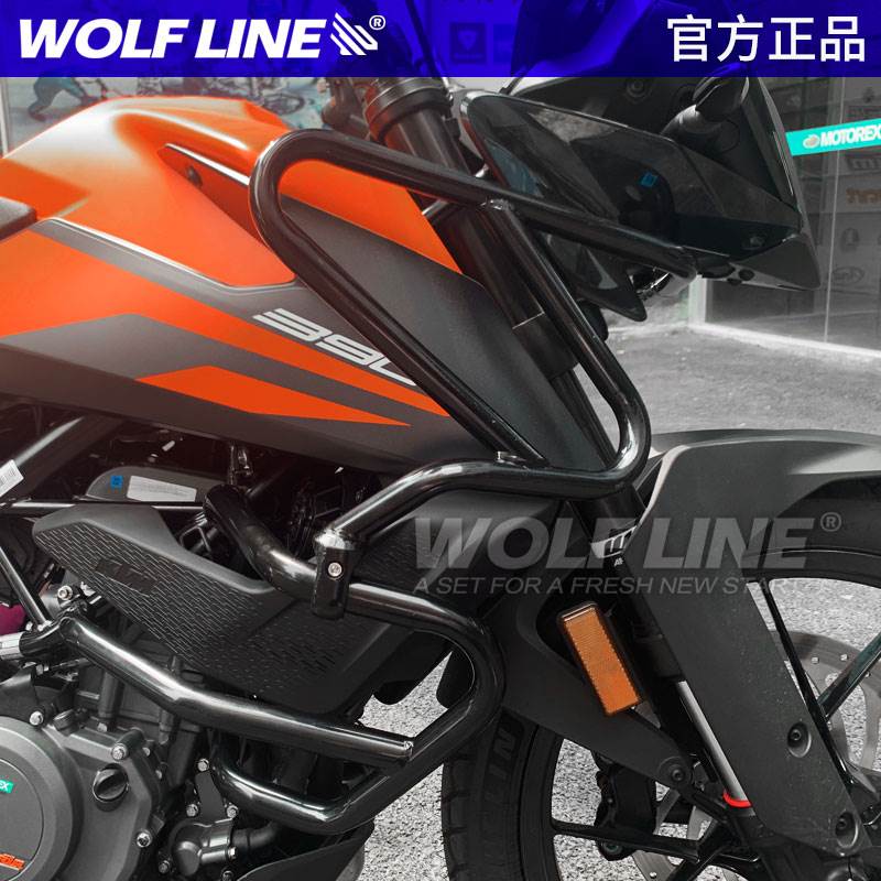 适用20-23款ktm390 adv护杠改装竞技杠护架防摔杠防摔棒保险杠