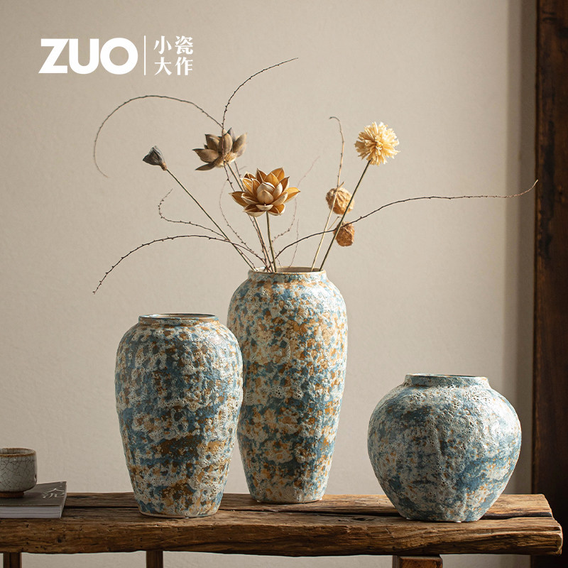 现代简约客厅插花装饰北欧花瓶家用陶瓷花器可水培插花摆件