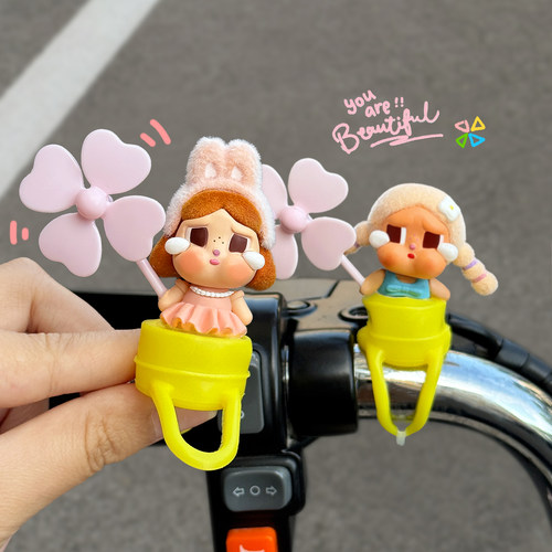 可爱公仔电动车装饰小配件