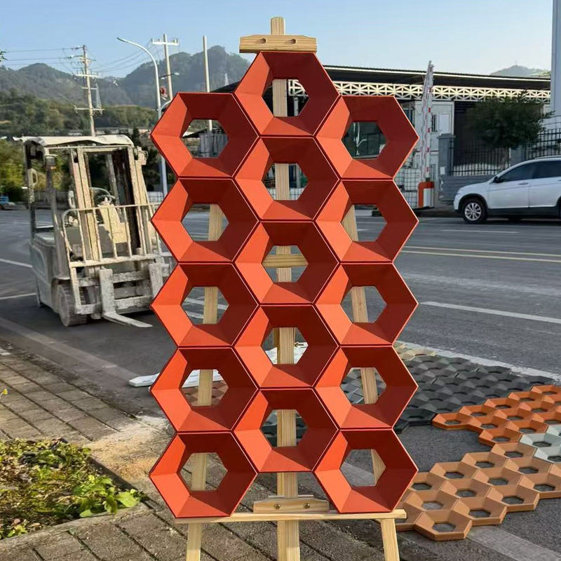 pu蜂巢构件网红九宫格空心砖波浪纹隔断背景镂空艺术立体装饰墙面