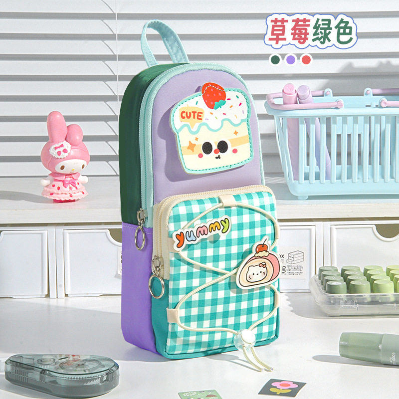 超火笔袋新款通用便携手提笔袋痛包超大双层痛包英伦流行小学生收,文具电教/文化用品/商务用品,笔袋,淘宝优惠券,粉丝福利购,淘宝优惠卷