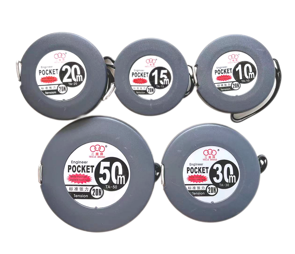 三圈牌便便携式长钢尺拉尺